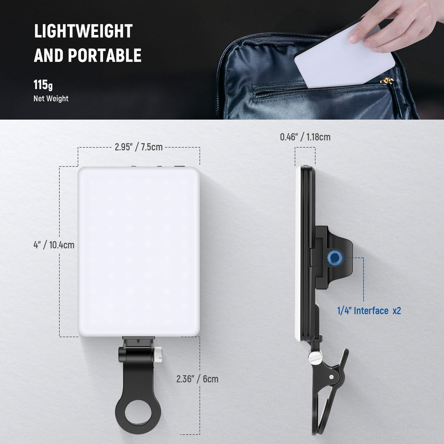 NEEWER Basics NL-60AI Luz para Selfie