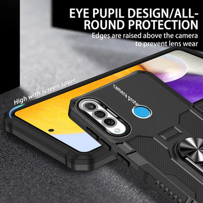 Sidande Funda Protectora con Soporte Magnético para Huawei P30 Lite (Negro)