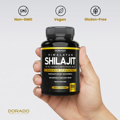 Himalayan Shilajit Cápsulas de Suplemento (Suministro para 75 Días)