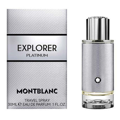 Mont Blanc Explorer Platinum para Hombre (1.0 oz / EDP Travel Spray)