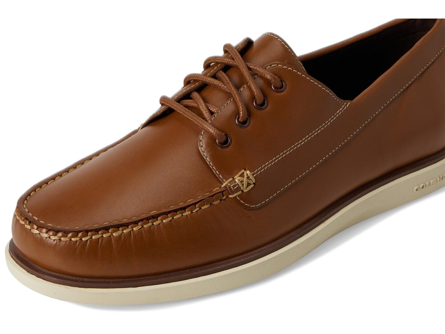 Cole Haan Men's Grand 4-Eye Loafers, British Tan/Angora, 8.5-M US