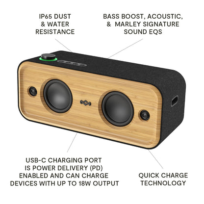House of Marley Get Together 2 XL Altavoz Portátil para Fiestas (20 Horas)