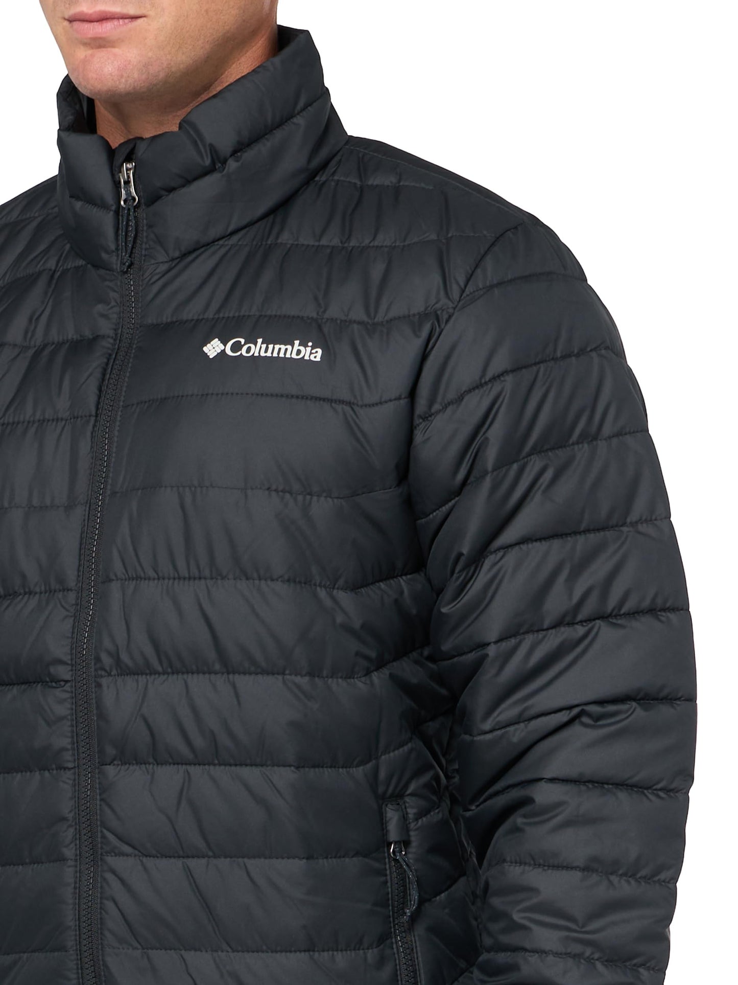 Columbia Chaqueta Acolchada con Aislamiento para Hombre (Negro / Talla M)