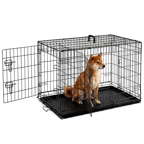 Aidoly Jaula Portátil para Perros de 36 Pulgadas (Mediana)