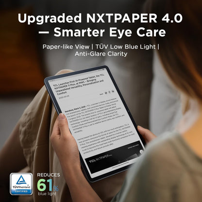 Tableta Android TCL NXTPAPER 11 Plus (256GB / Negro Ónice)
