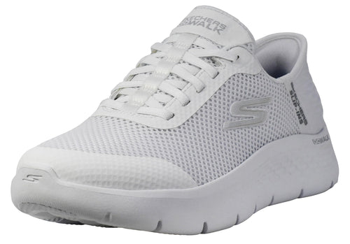 Skechers Women's Go Walk Flex Hands Free Slip-Ins - Grand Entry Sneaker, White