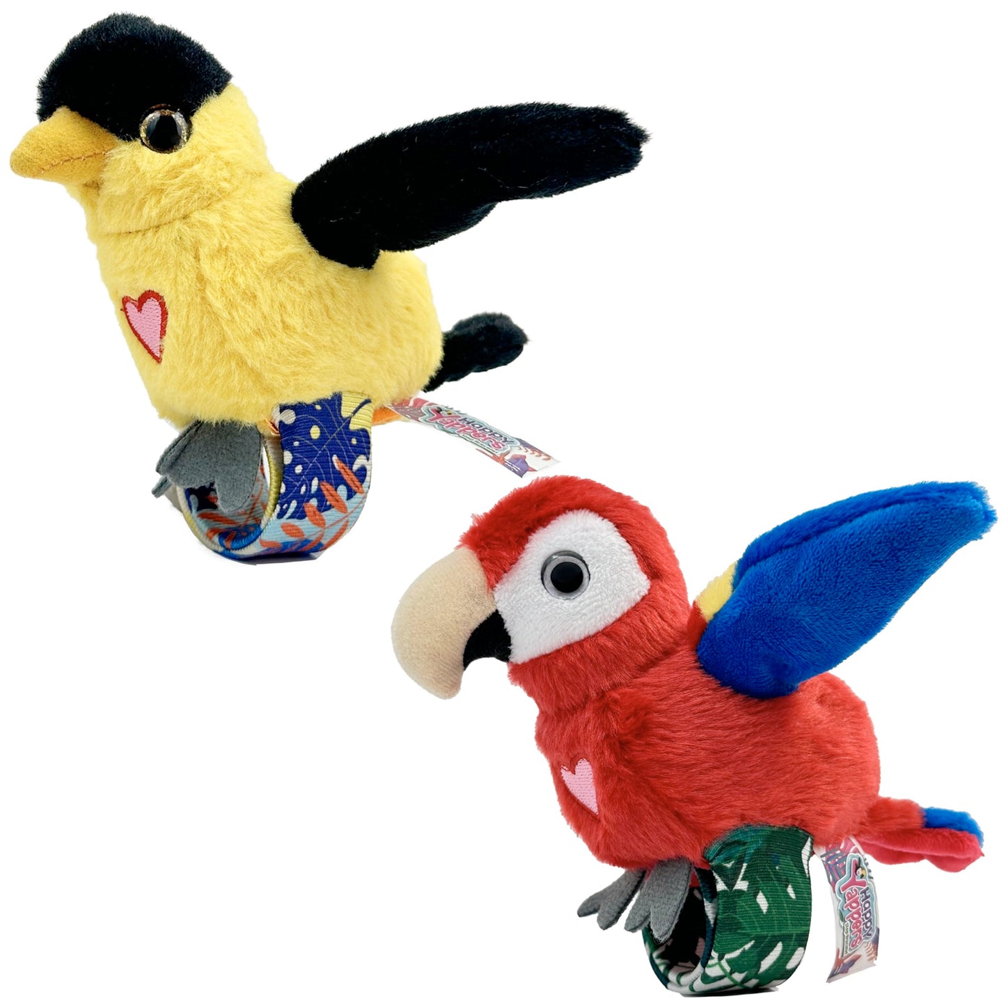 Happy Yappers Pájaros de Peluche Interactivos (Paquete de 2)