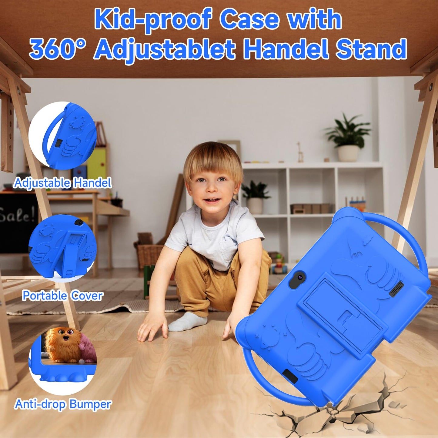 RUIQIAI Tableta para Niños 2026 de 7 Pulgadas (32GB / 4GB RAM)