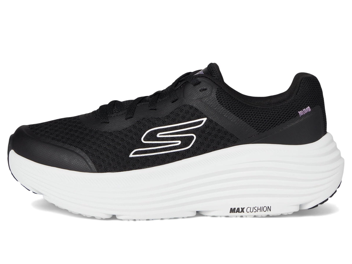Skechers Women's Max Cushioning Endeavour Canova Sneaker, Black/White