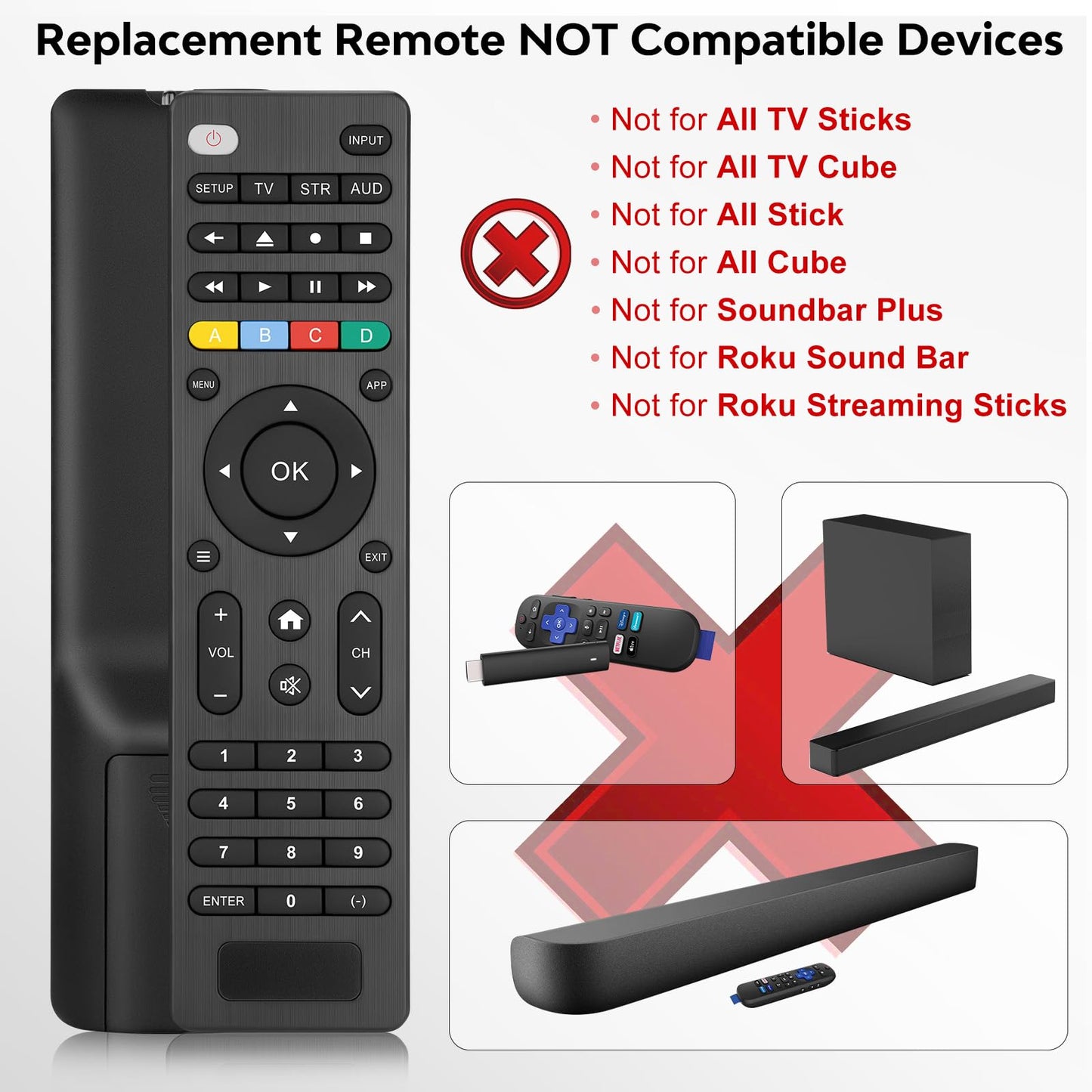 Control Remoto Universal para TV Inteligentes (Multi-Marca)