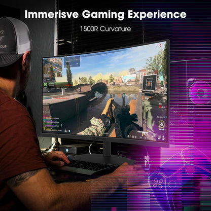 Sceptre Monitor Curvo Gaming 24" (Machine Black)