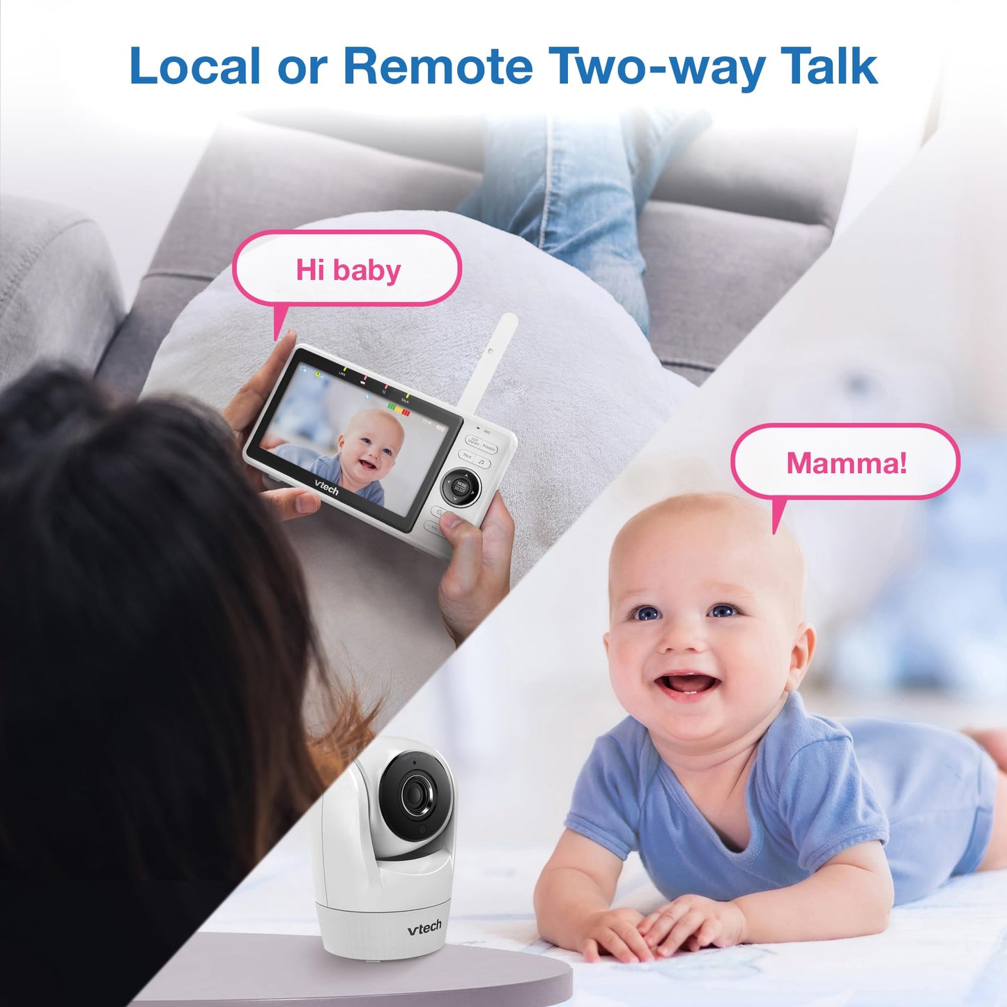 VTech Monitor de Bebé Inteligente WiFi VM901 (Pantalla 5")