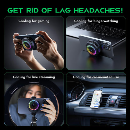 Black Shark Enfriador Magnético para Teléfono 5 Pro (RGB / Detachable Grip)