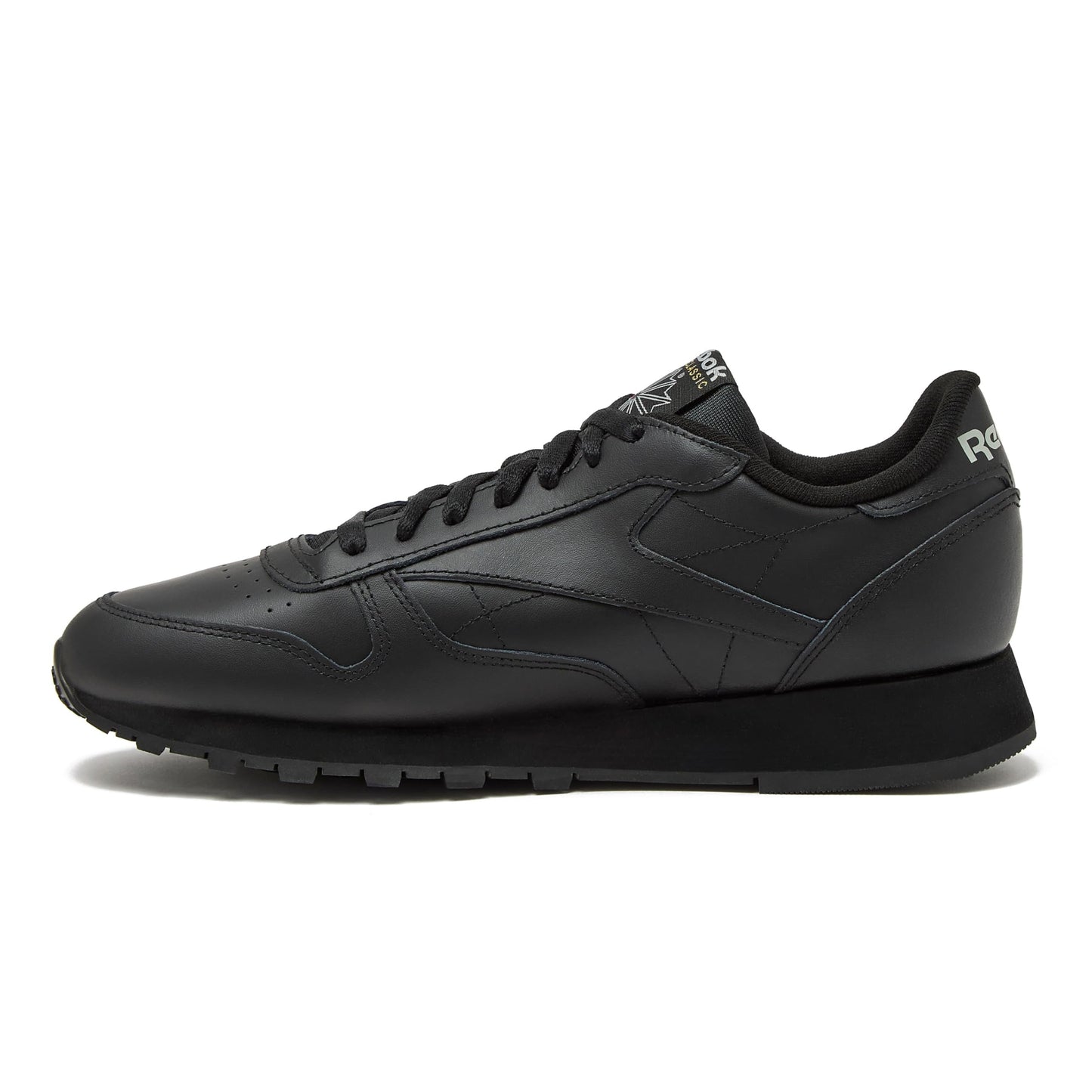 Reebok Classic Leather Sneakers for Men, Casual Tennis Mens Shoes, Core Black/Core Black/Pure Grey5