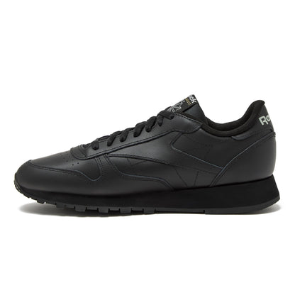 Reebok Classic Leather Sneakers for Men, Casual Tennis Mens Shoes, Core Black/Core Black/Pure Grey5