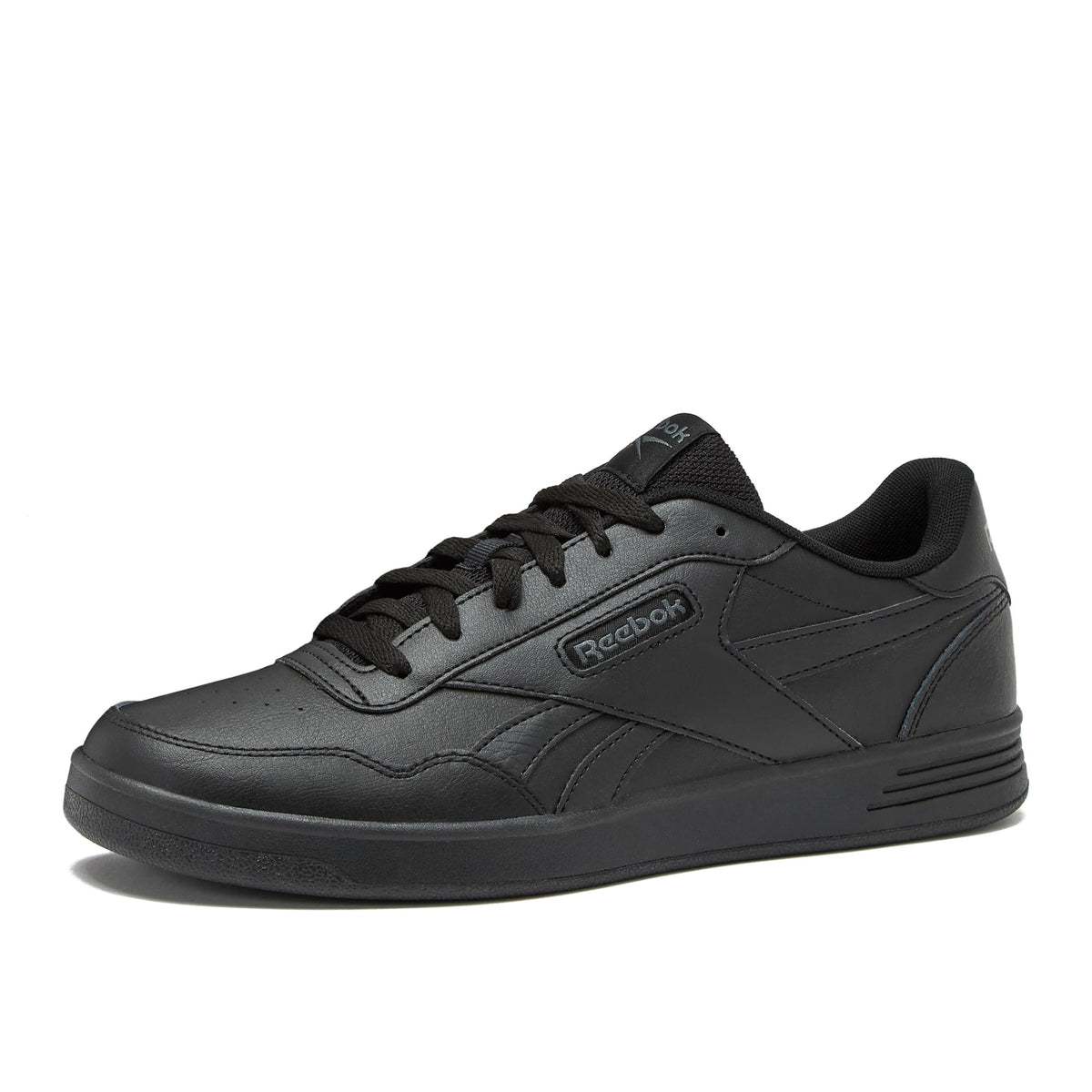 Reebok Court Advance Sneakers for Men - Casual Tennis Mens Shoes, White or Black, Core Black/Pure Grey/Core Black