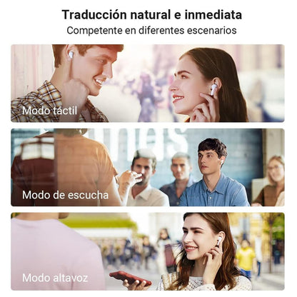 Timekettle M3 3 in 1 Language Translation Earbuds,43 Languages & 96 Accents, Offline Translator, No Subscription,Bluetooth,for Exploring Expat Life Freely, APP Compatible with iOS & Android,White