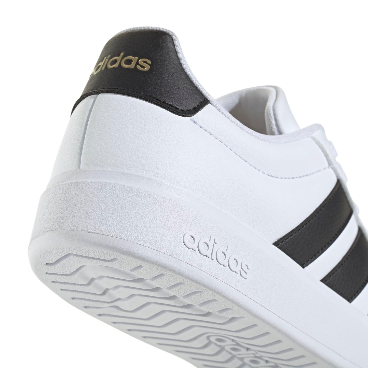 adidas Men's Streetalk, White/Black/Gold Metallic