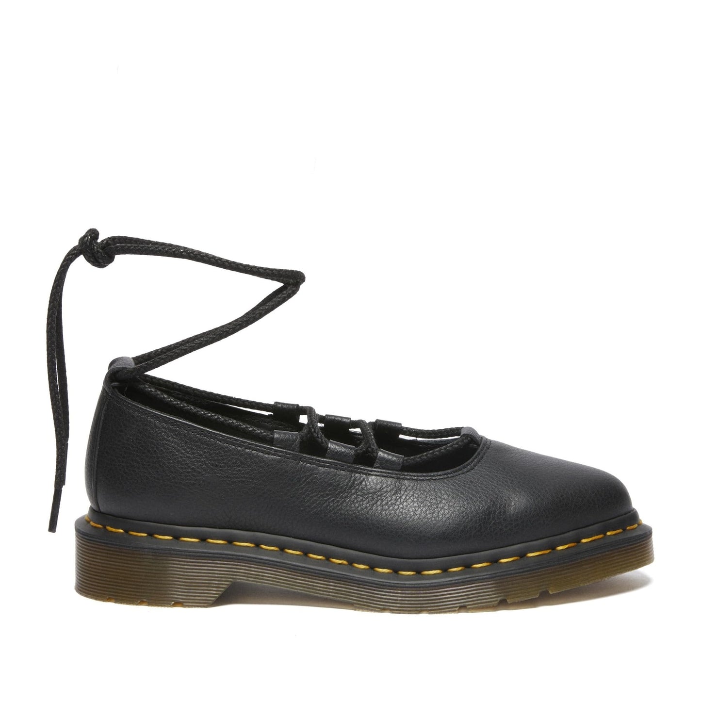 Dr. Martens Women's Elphie II Lace Up Shoe, Black Virginia