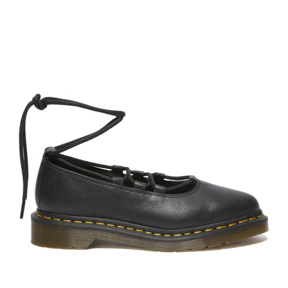 Dr. Martens Women's Elphie II Lace Up Shoe, Black Virginia