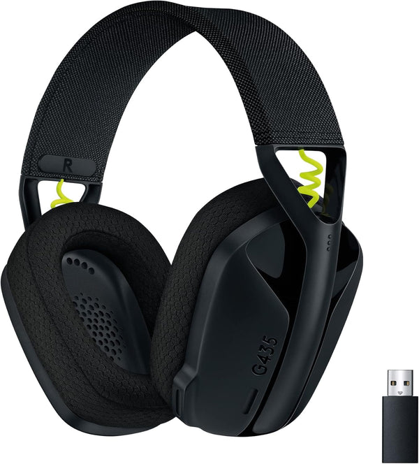 Logitech Auriculares Inalámbricos para Juegos G435 (Renovado / Negro)