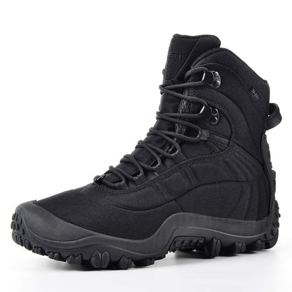 XPETI Thermator Waterproof Tactical Boot for men 8 Inches Military Boots Men 8 Black