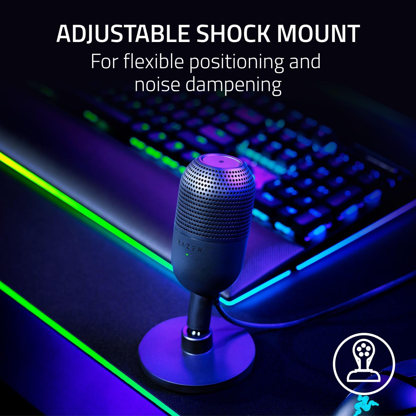Razer Micrófono USB Seiren V3 Mini (Negro)