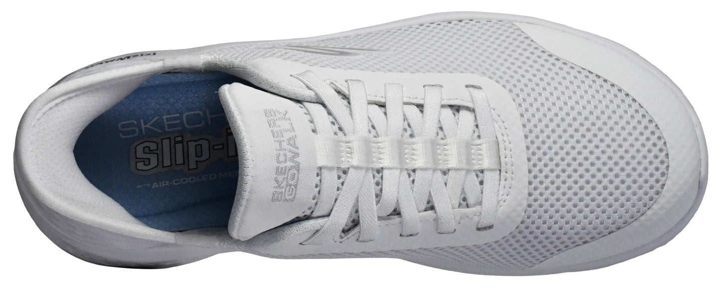 Skechers Women's Go Walk Flex Hands Free Slip-Ins - Grand Entry Sneaker, White