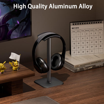 Ahonnpely Soporte de Escritorio para Auriculares (Negro)