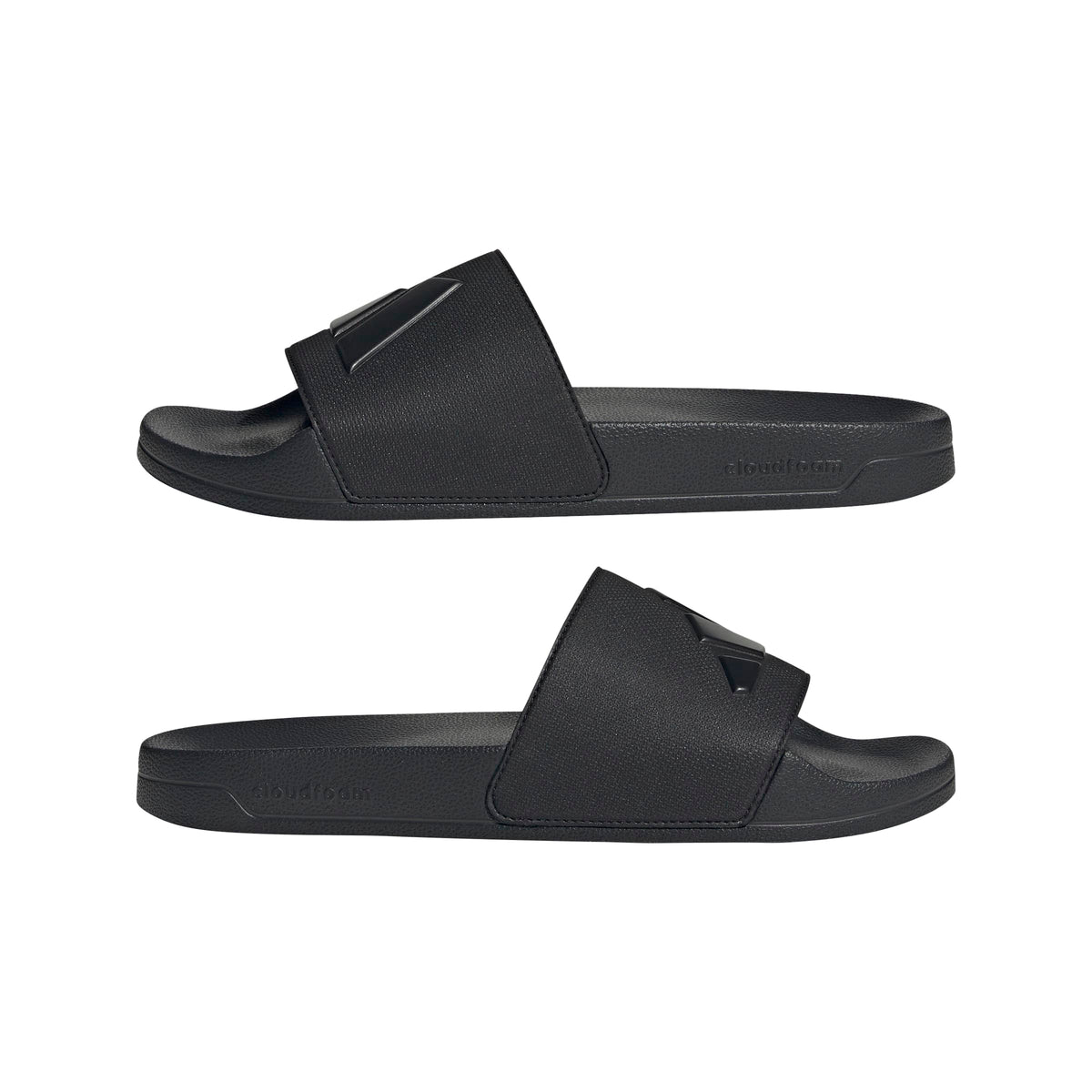 adidas Unisex Shower Slide Sandal, Core Black/Core Black/Core Black