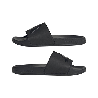 adidas Unisex Shower Slide Sandal, Core Black/Core Black/Core Black