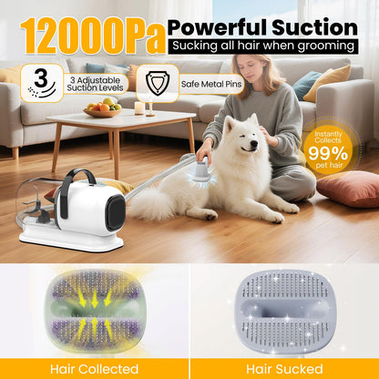 FIXR Aspiradora y Kit de Aseo para Perros PG01