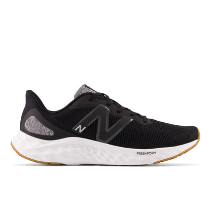 New Balance Men's Fresh Foam Arishi V4 Running Shoe, Black/Silver Metallic/Gum 2