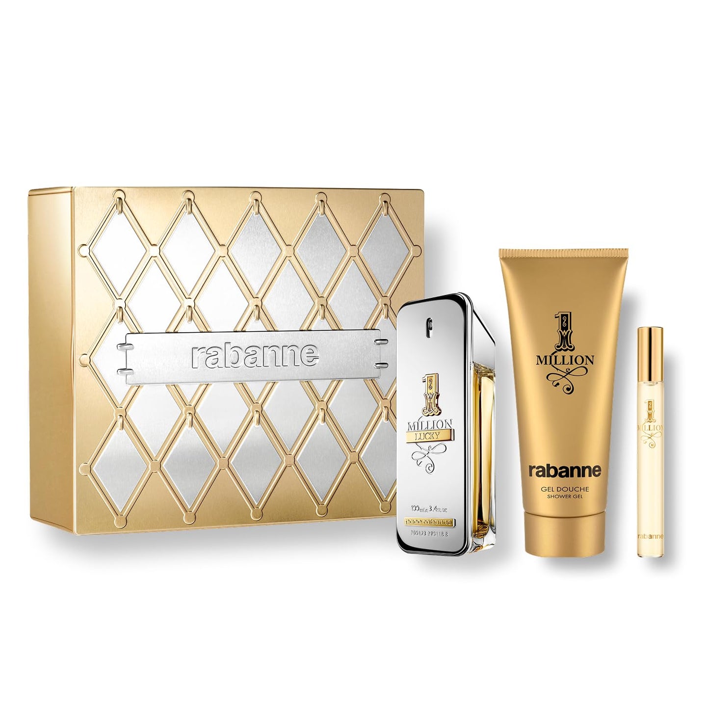 Rabanne Set de Regalo 1 Million Lucky para Hombre (Set de 3 Piezas)