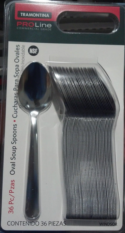 Tramontina Pro Line Set de Tenedores y Cucharas Soperas (72 Piezas)