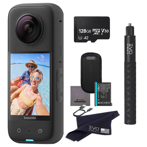 insta360 Cámara de Acción Impermeable 360 X3 (128GB / Negro)