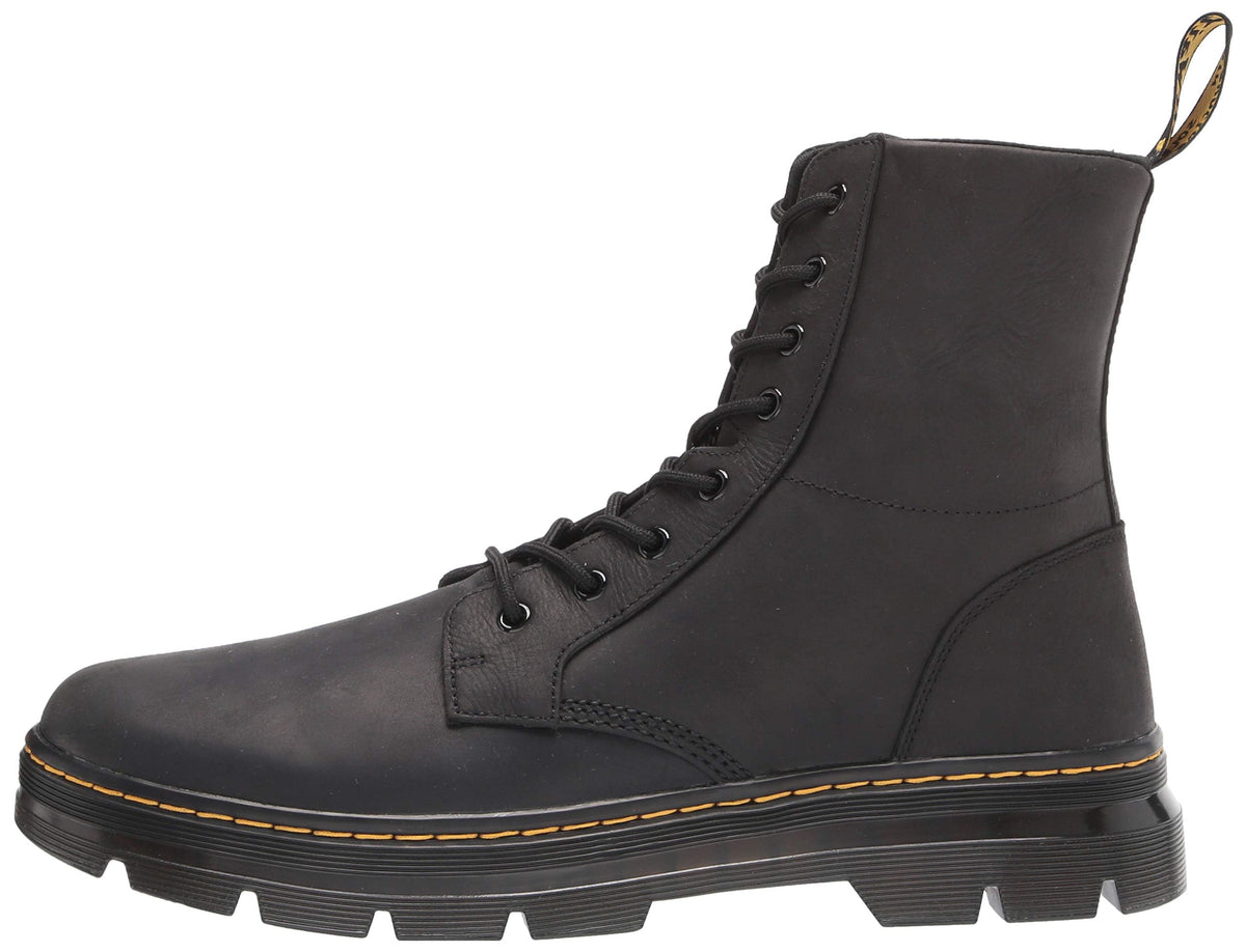 Dr. Martens unisex adult Lace Fashion Boot, Black Wyoming