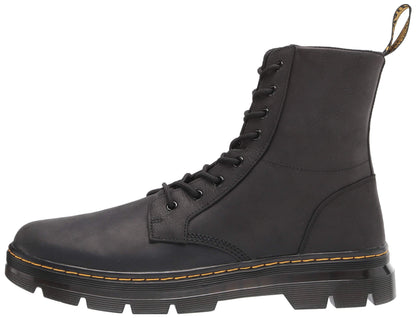 Dr. Martens unisex adult Lace Fashion Boot, Black Wyoming