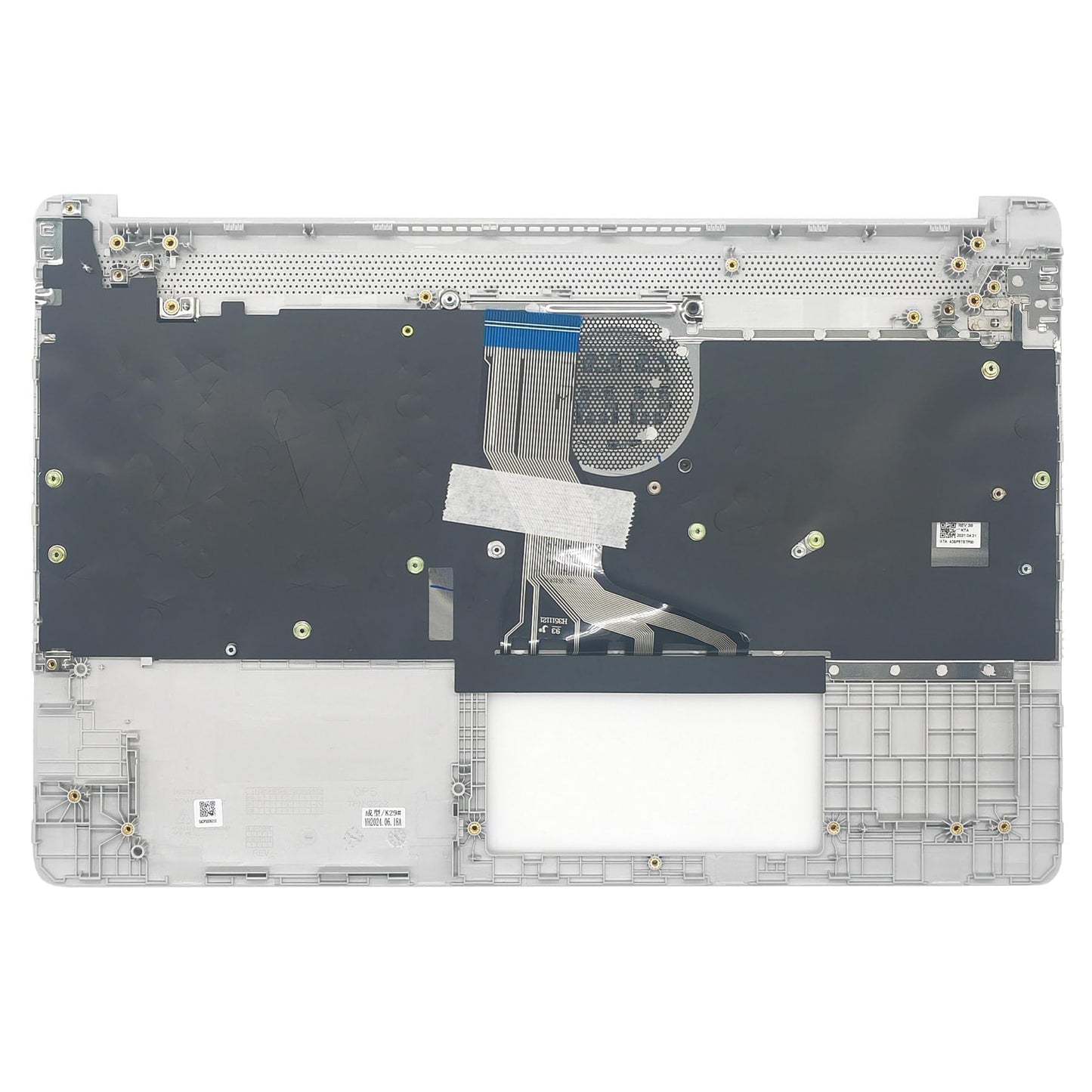 Jxjslp Cubierta Superior Reposamanos para Laptop HP (Plata Natural)