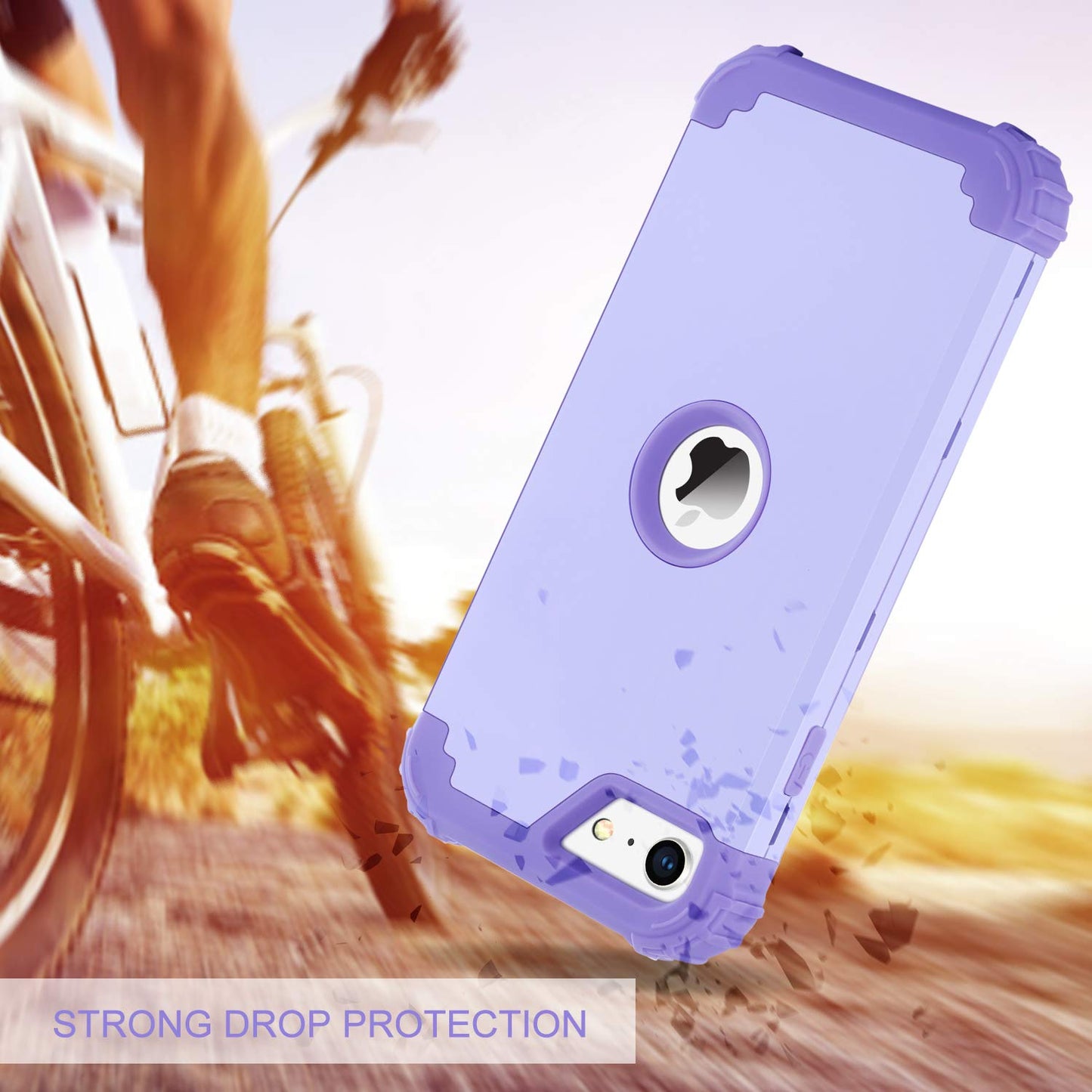 BENTOBEN Funda para iPhone SE 2022/2020 (Morado Claro/Lavanda)