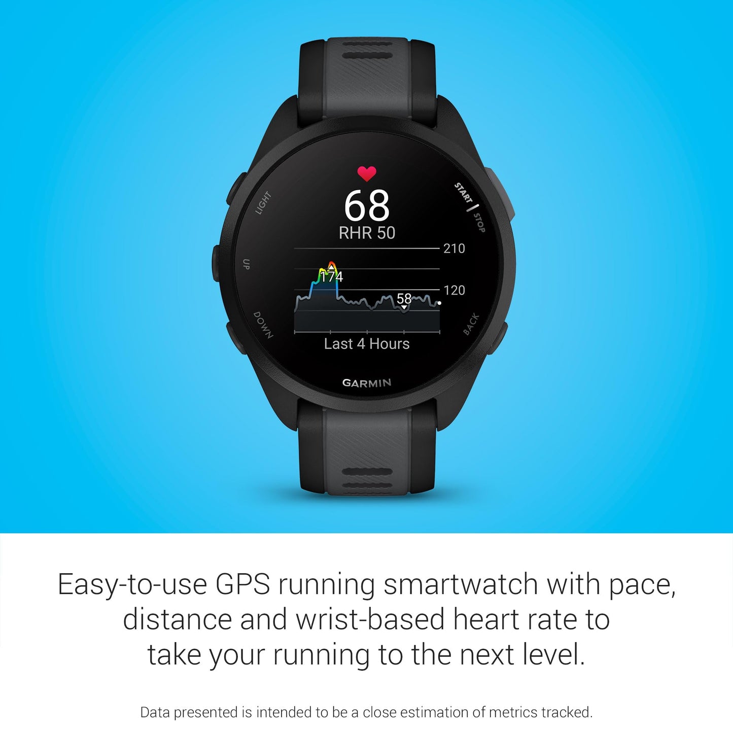 Garmin Forerunner 165 Music Reloj Inteligente para Corredores (Negro)