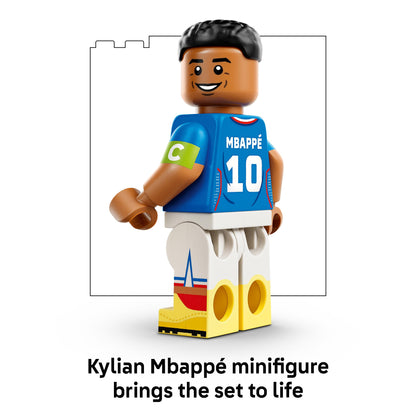 LEGO Editions Kylian Mbappé Momentos Destacados de Fútbol (43013)