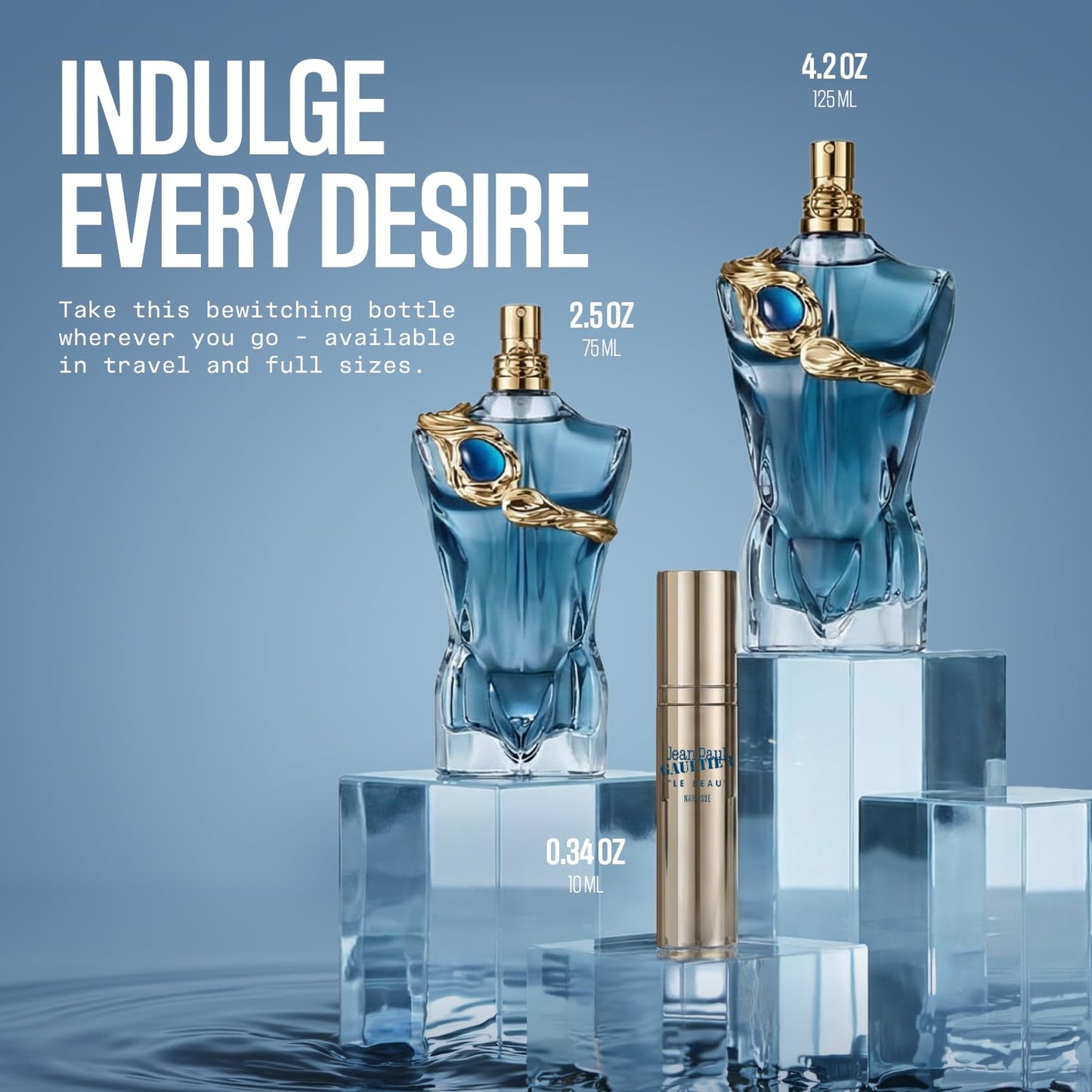 Jean Paul Gaultier Le Beau Narcisse EDP para Hombre (2.5 oz)