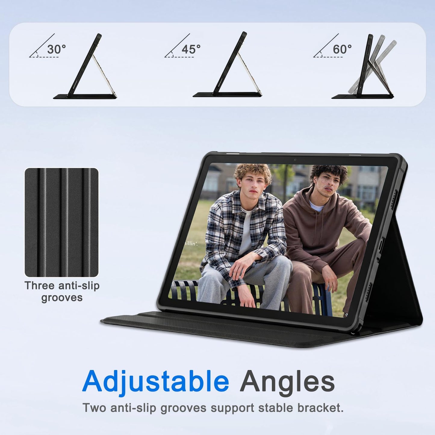 CoBak Funda Folio Stand de Cuero PU para Galaxy Tab A11+ (11")