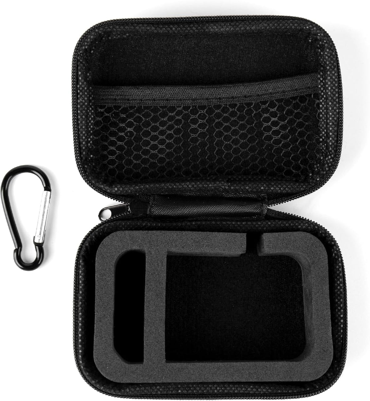 KZ ZS10 Pro IEM Case for in Ear Monitor, CCZ ZC02 Earbuds Case with Carabiner, EVA Travel Storage Bag for CCA CRA, Shure SE215, Moondrop Chu, CCZ Melody, KBEAR KS1, TANGZU Wan'er, iems Cable, Ear tips