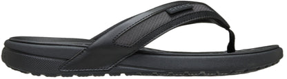 Crocs Men's Yukon Sport LR Lightweight Flip Flop Sandals, Black/Slate Grey