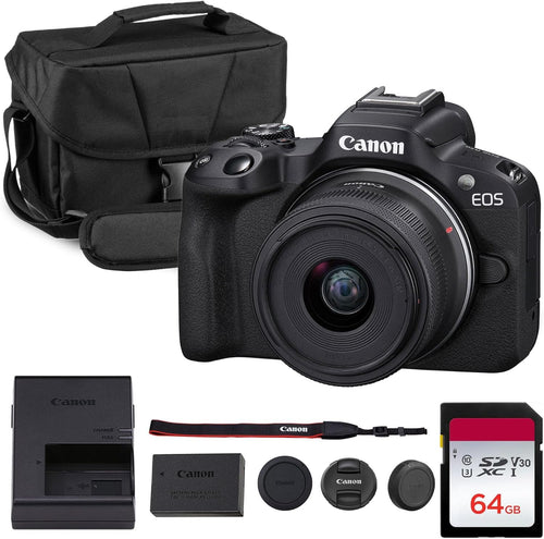 Canon Kit de Cámara Mirrorless EOS R50 (Lente 18-45mm)