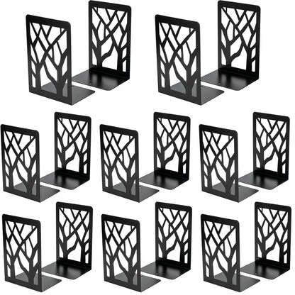 MaxGear Sujetalibros con Diseño de Árbol (8 Pares)