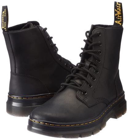 Dr. Martens unisex adult Lace Fashion Boot, Black Wyoming