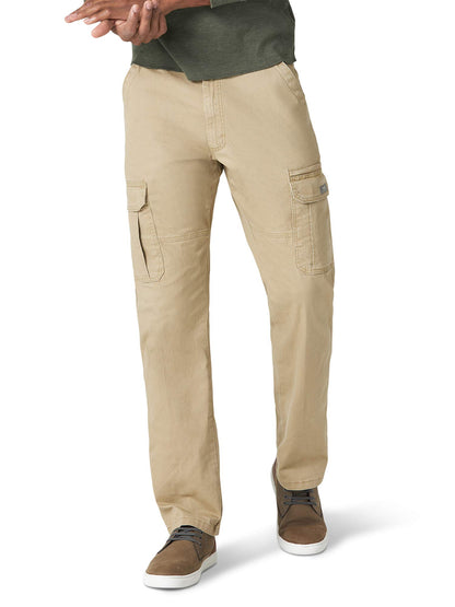 Wrangler Authentics Pantalones Cargo Informales de Ajuste Relajado (Elmwood / 34W x 32L US)